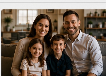 Family at home